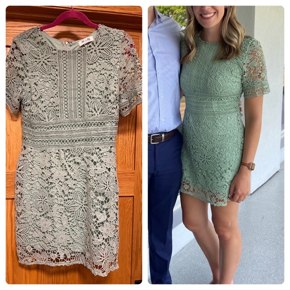 She + Sky Dresses & Skirts - Light green dress